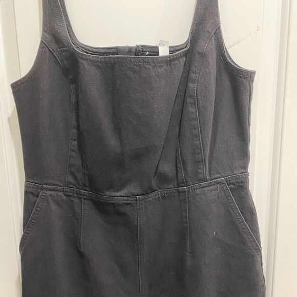 Black ASOS design denim jumpsuit - Picture 8 of 9